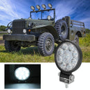 6.3W 10 - 30V Dc 6000K 3 Inch 9 Leds Circle Offroad Truck Car Driving Light Spotlight Work Light Fog Light