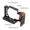 Wood Handle Metal Camera Cage For Sony A6400 / A6300 / A6100 / A6000 Stabilizer Rig