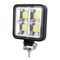 Car Square Work Light With 4 Cob Lamp Beads