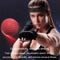 Indoor Boxing Reflex Training Ball With Headband - Black Pu Speed Ball - Rubber Ball Red