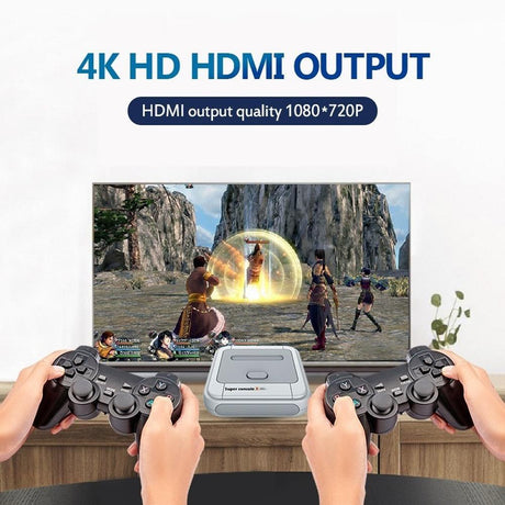 Wireless 4K Hd 3D Double Game Console - Super Console X 128G With 40000 Games