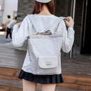 Waterproof Usb Laptop Backpack - Gray Large