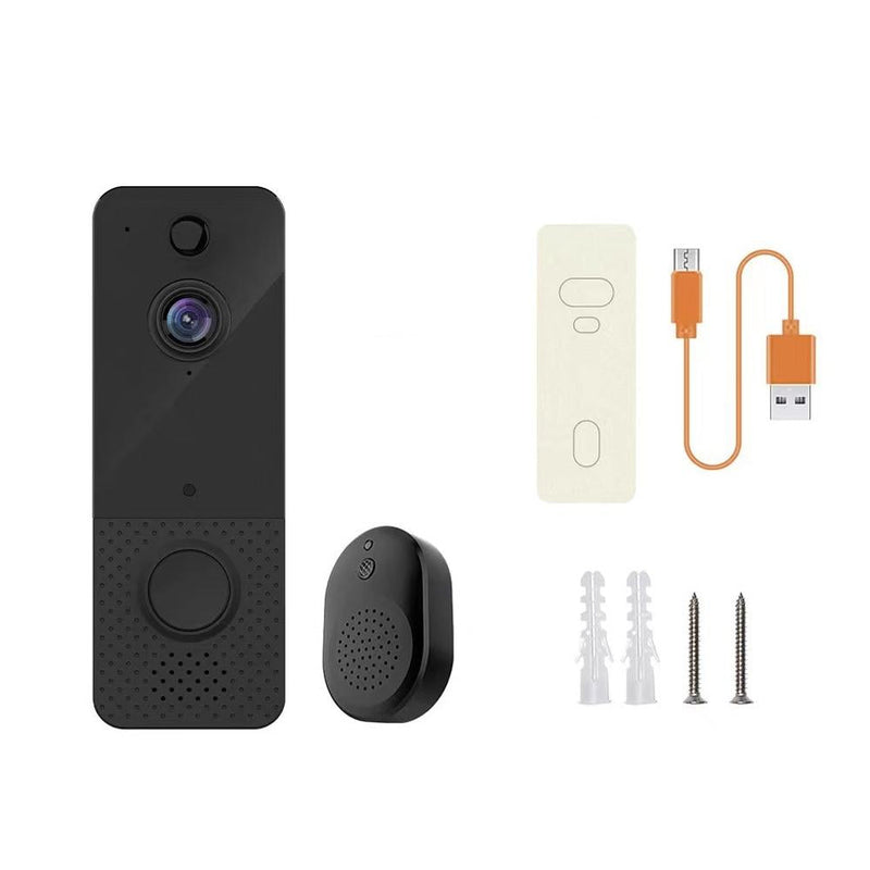 Wireless Wifi Video Doorbell With Night Vision And Ai Recognition - 720P