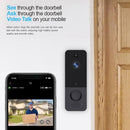 Wireless Wifi Video Doorbell With Night Vision And Ai Recognition - 720P