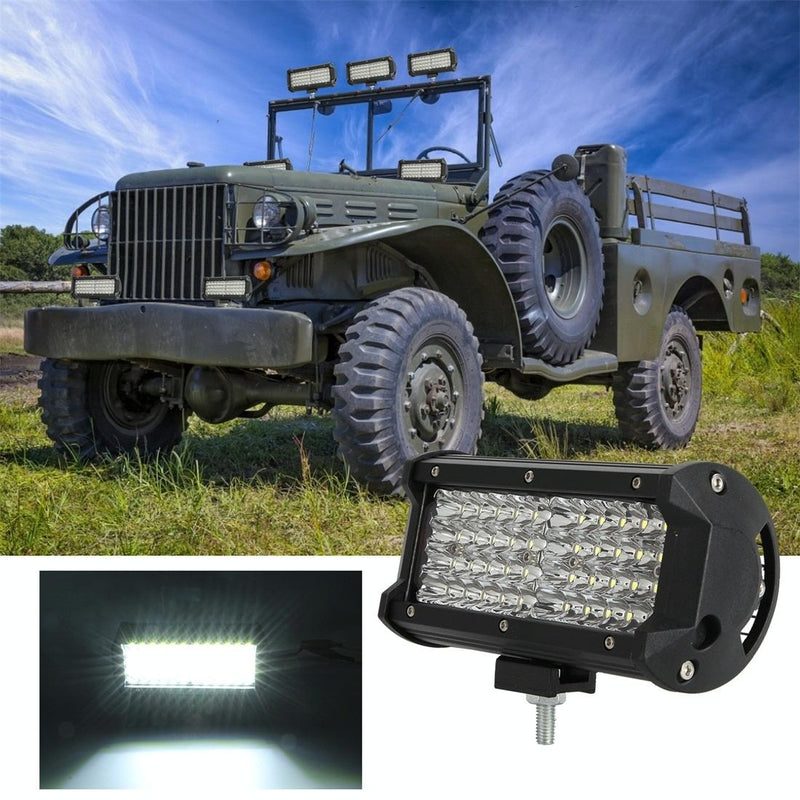 28W 10 - 30V Dc 6000K 7 Inch 40 Leds Offroad Truck Car Driving Light Work Light Spotlight Fog Light