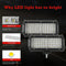 28W 10 - 30V Dc 6000K 7 Inch 40 Leds Offroad Truck Car Driving Light Work Light Spotlight Fog Light