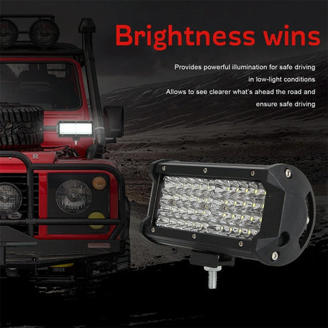 28W 10 - 30V Dc 6000K 7 Inch 40 Leds Offroad Truck Car Driving Light Work Light Spotlight Fog Light