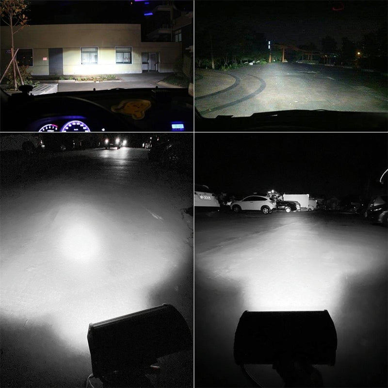 28W 10 - 30V Dc 6000K 7 Inch 40 Leds Offroad Truck Car Driving Light Work Light Spotlight Fog Light