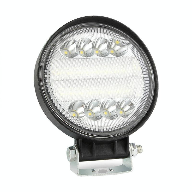 2 Pcs 4 Inch 15W Spot / Flood Light White Light Round - Shaped Waterproof Car Suv Work Lights Spotlight Led Bulbs Dc 9 - 30V