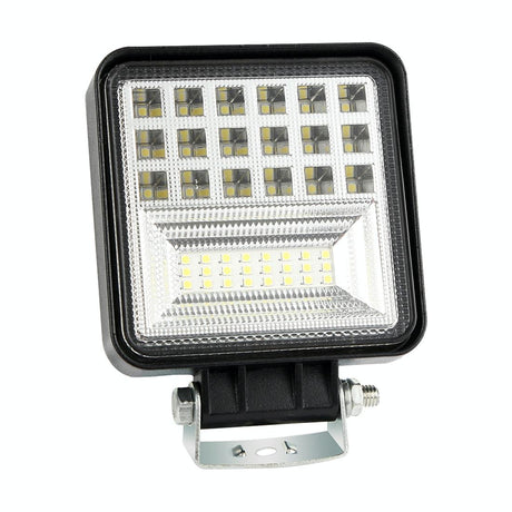 2 Pcs 4 Inch 20W Spot / Flood Light White Light Square - Shaped Waterproof Car Suv Work Lights Spotlight Led Bulbs Dc 9 - 30V