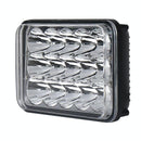 5 Inch 45W Dc 9 - 30V 3060Lm Ip67 Car Led Work Lights / Headlight With 15Leds Lamps