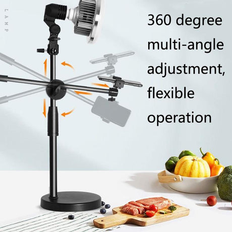 Portable Live Support Photography Light - 700W Mushroom Lamp & Stand