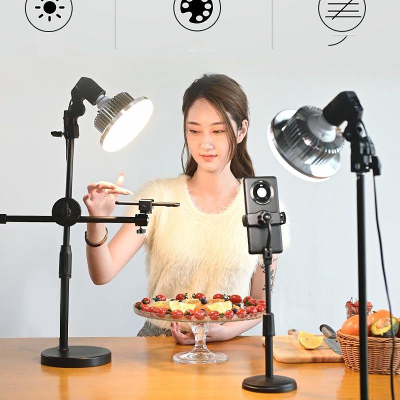 Portable Live Support Photography Light - 700W Mushroom Lamp & Stand