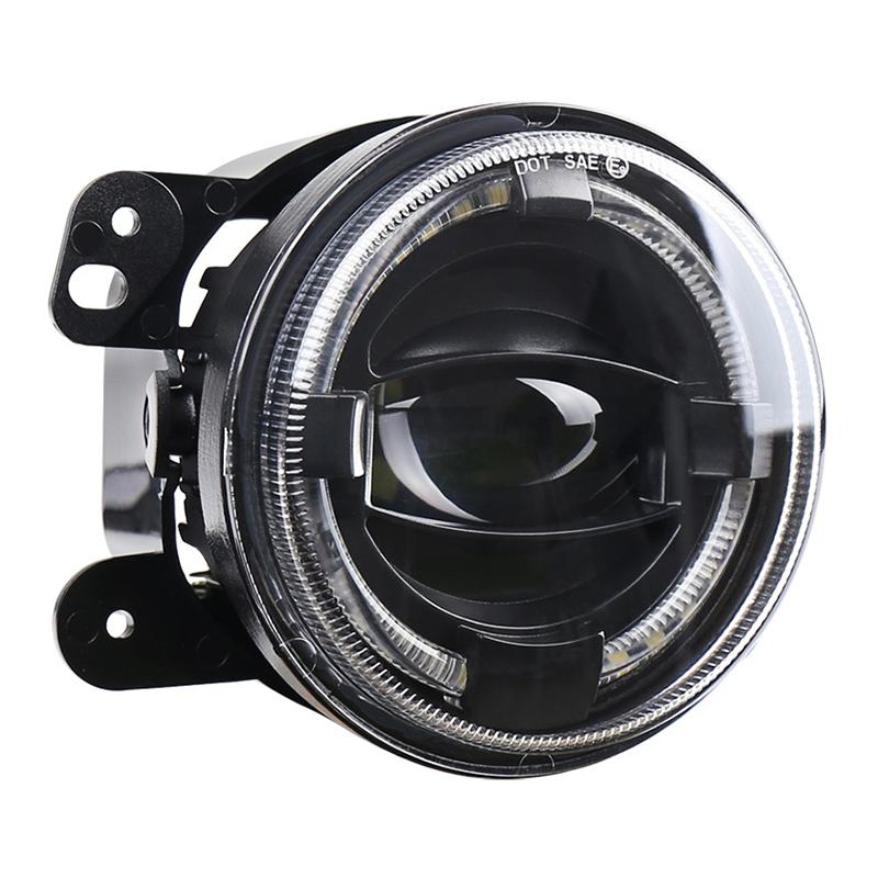 2 Pcs 4 Inch Car Led Angel Eyes Spotlight Modified Fog Lights For Jeep Wrangler / Dodge / Chrysler Pt Cruiser