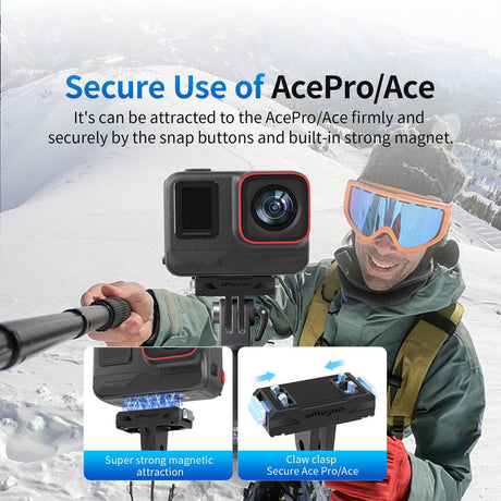 Amagisn Magnetic Quick Release For Insta360 Ace / Ace Pro Sports Camera