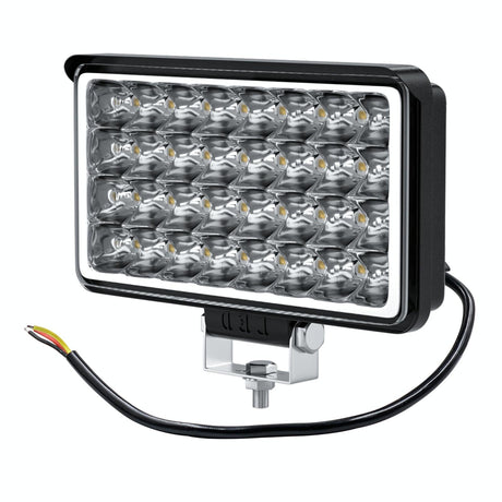 Cs - 1242A1 Car 4 Inch Square 32Leds Highlight Work Light Modified Front Bumper Lamp Spotlight