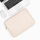 Apricot Pu Leather Laptop Bag - 11 / 12 Inch