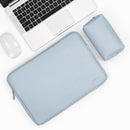 Sky Blue Laptop Bag & Power Bag - 11 / 12 Inch Pu Leather