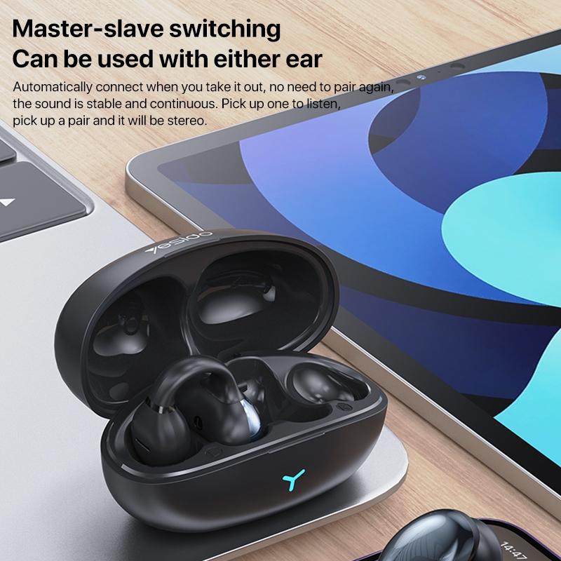 Wireless Ear Clip Earphone With Bluetooth 5.3 For Air Conduction