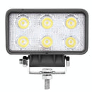 18W 1260 - 1350Lm Epistar 6 Led White 30 Degree Spot Beam Car Led Light Waterproof Ip67 Dc 10 - 30V