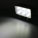 18W 1260 - 1350Lm Epistar 6 Led White 30 Degree Spot Beam Car Led Light Waterproof Ip67 Dc 10 - 30V