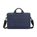 13.3 Inch Portable Laptop Shoulder Bag - Oxford Cloth & Nylon - Navy Blue