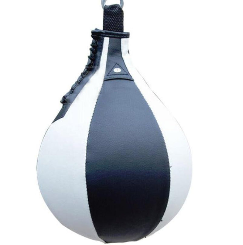 Adult Hanging Speed Ball For Boxing Fitness - Free Punching Bag - Drawstring Black