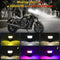 11W / Dc 9 - 30V Three - Sided Flash Motorcycle Spotlight Black