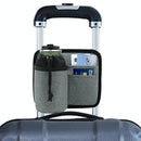 Portable Luggage Bag With Cup Holder - Gray