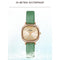 Women Oval Dial Quartz Watch With Simple Bar Scale