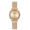 Women Oval Dial Quartz Watch With Simple Bar Scale