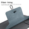 Portable Laptop Inner Bag With Elastic Thread Button - Blue