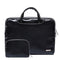 11.6 Inch Simple Business Laptop Bag With Liner - Ls-116 - Pu Black