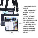 Waterproof Shoulder Messenger Bag For Sundries Phone Compatible - Black