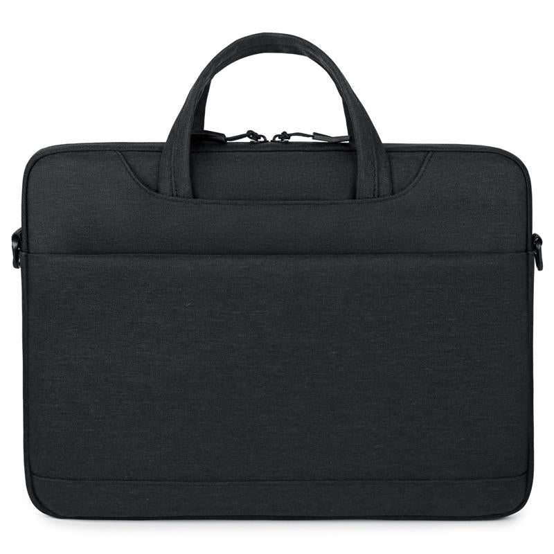 Waterproof Oxford Cloth Laptop Handbag - Fits 13.3-14 Inch - P510 - Black