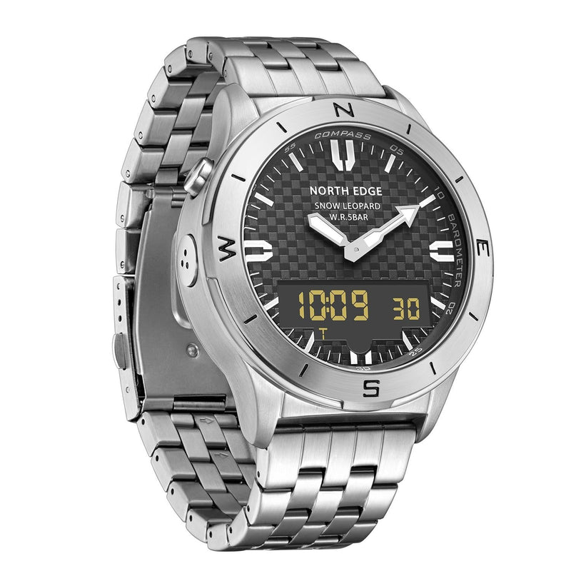 Stainless Steel Multifunction Smart Watch For Men - Waterproof