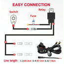 12W 9 - 30V Car Mixed Light Work Light With Wire Set - Square