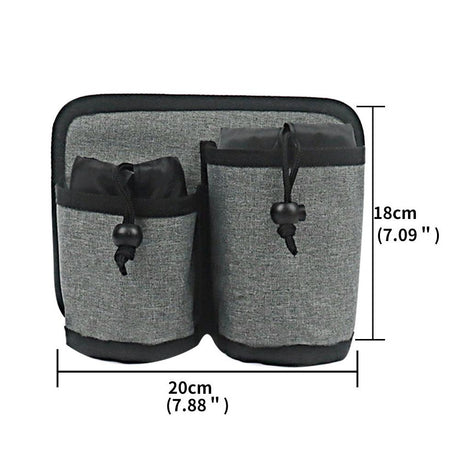 Travel Cup Holder For Luggage - Gray