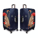 Protective Cover For Durable Luggage - Elastic Dustproof - Small Size - Love Girl