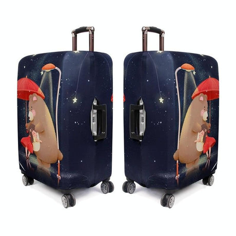 Protective Cover For Durable Luggage - Elastic Dustproof - Small Size - Love Girl