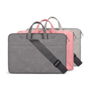 13.3 Inch Detachable Shoulder Laptop Bag - Frosted Pu Business - Pink