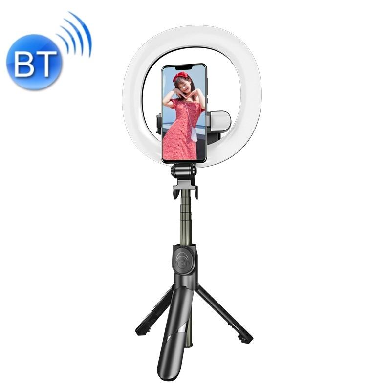 Wireless Led Double Fill Light Selfie Stick With Tripod For Live Streaming