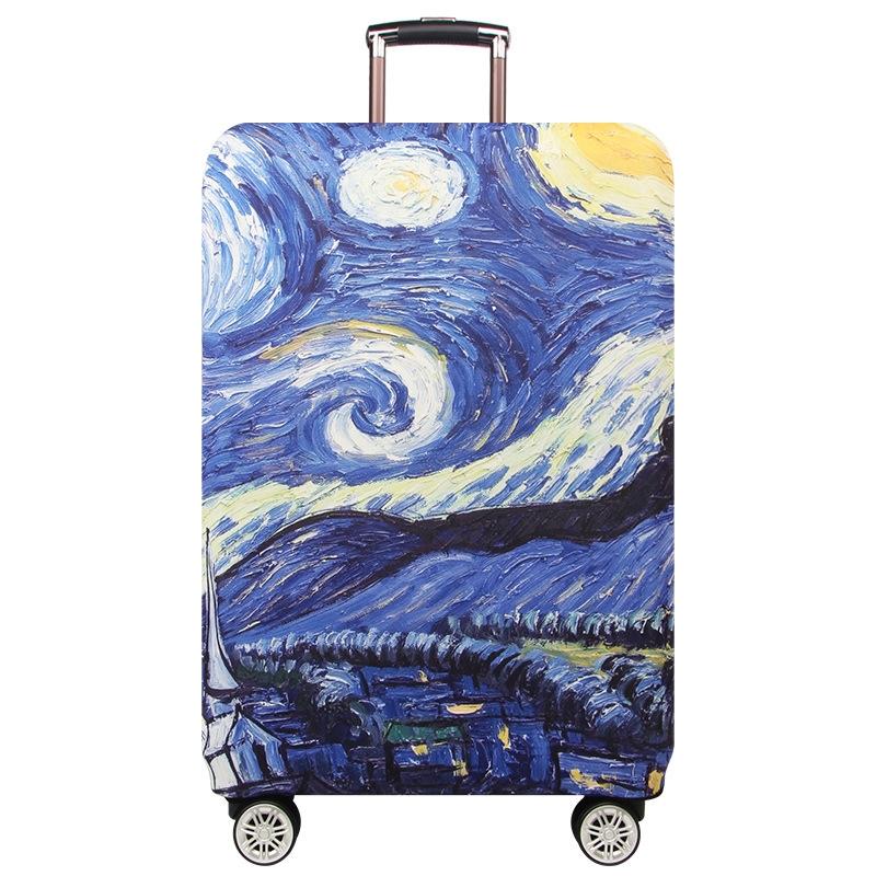 Protective Cover For Luggage Compartment - Durable And Dust-Proof Size S - Starry Sky