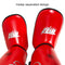 Protective Leg Guards For Freestyle Grappling And Thai Boxing Training - S - Red