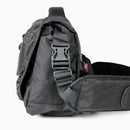 Waterproof Nylon Cycling Shoulder Bag Large Capacity Black