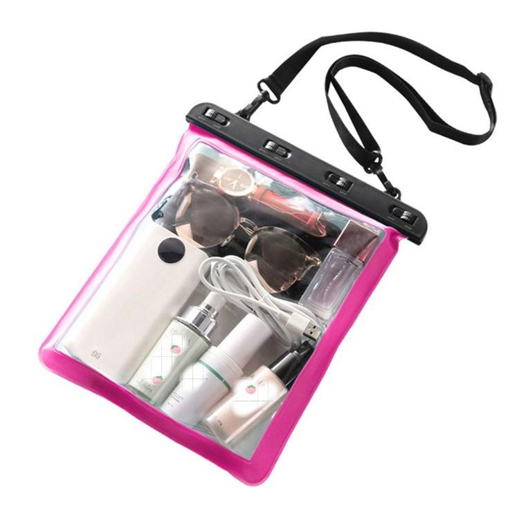 Waterproof Single Shoulder Bag For Mobile Phone Small Objects Multipurpose Design - White