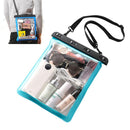 Waterproof Single Shoulder Bag For Mobile Phone Small Objects Multipurpose Design - White