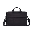 14.1-15.4 Inch Portable Laptop Shoulder Bag In Oxford Cloth & Nylon - Navy Blue