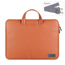 15 Inch Waterproof Pu Laptop Inner Bag - Brown