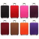 Stretch Luggage Protective Cover - Durable & Dust-Proof - Size M - Wine Red